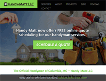 Tablet Screenshot of handy-matt.com